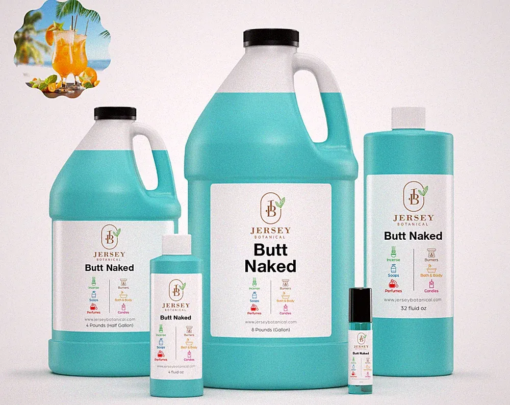 Butt Naked Fragrance Oil For Candle, Soap Making Incense 100% Pure Grade Bulk