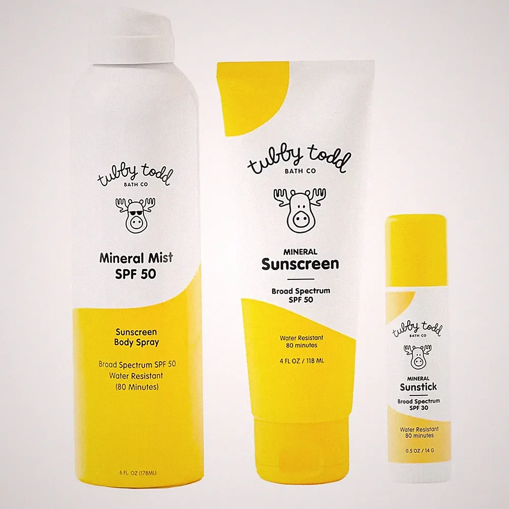 Face and Body Mineral Protection Sunscreen Kit for Baby, Toddler and Kids - the