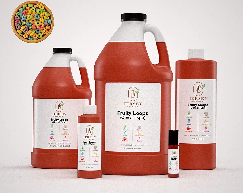 Fruity Loops Fragrance Oil For Candle, Soap Making Incense Pure Grade 100% Bulk