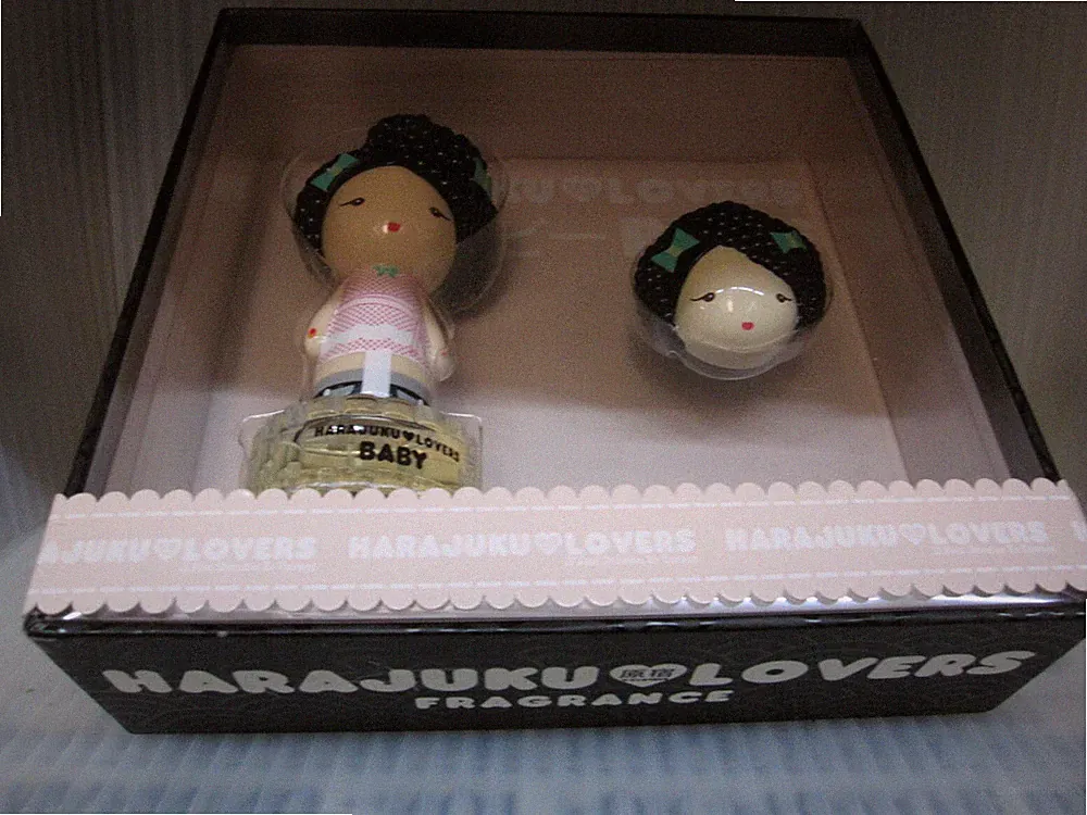 HARAJUKU LOVERS BABY 2 PIECES SET : 1.0 EDT Spray+1.2 Gram Solid Perfume