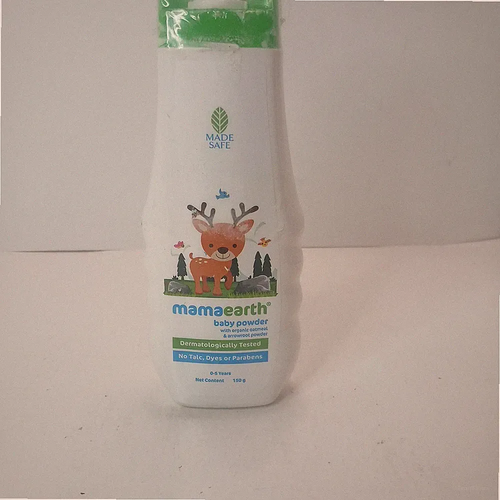 Mamaearth dusting powder with organic oatmeal & arrowroot powder for Babies 150g