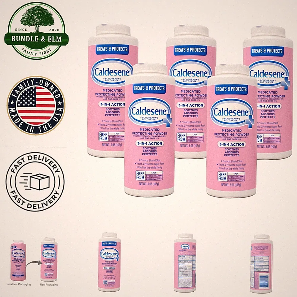 Skin Soothing Powder with Fresh Scent, Perfect for Diaper Rash and Irritations