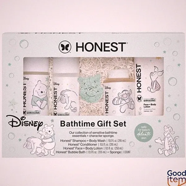 The Honest Company Disney Bath Time Gift Set - 5ct: Dye-Free, Phthalate-Free, Ar