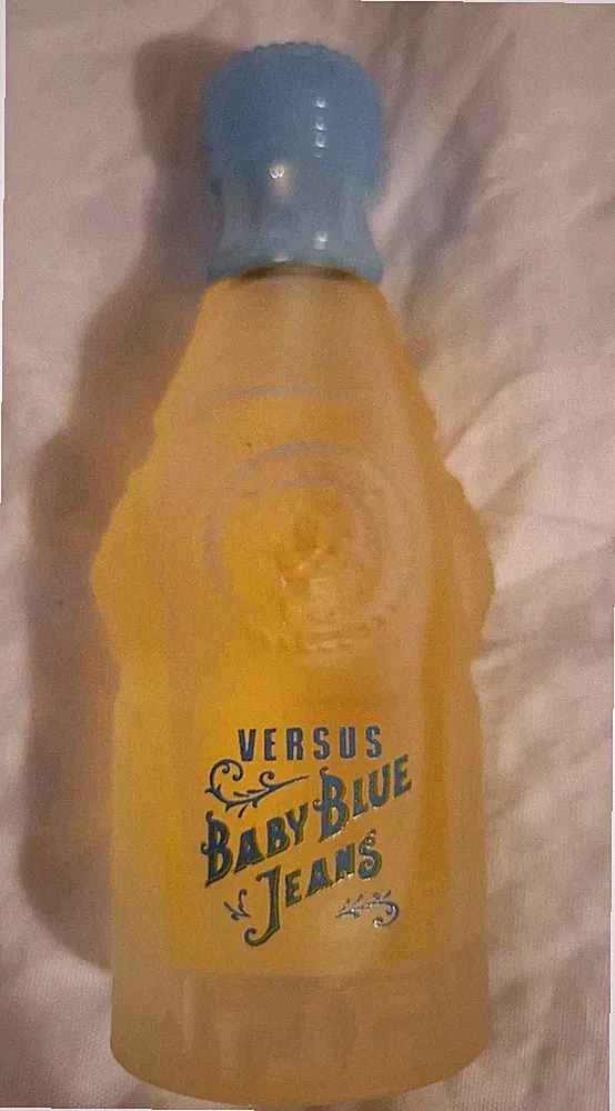 Vintage Versace Baby Blue Jeans Men Cologne 1.7 oz/50m Eau De Toilette Spray 95%